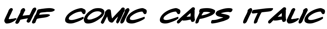 LHF Comic Caps Italic