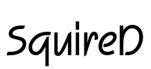 SquireD Font Image