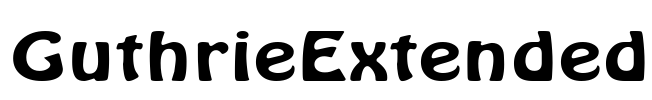 GuthrieExtended Font Image