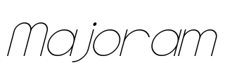 Majoram Font Image
