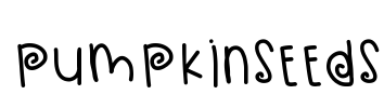 PumpkinSeeds Font Image