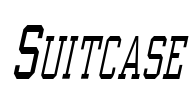 Suitcase Font Image
