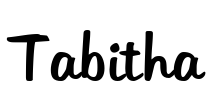 Tabitha Font Image