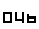 04b Font Image