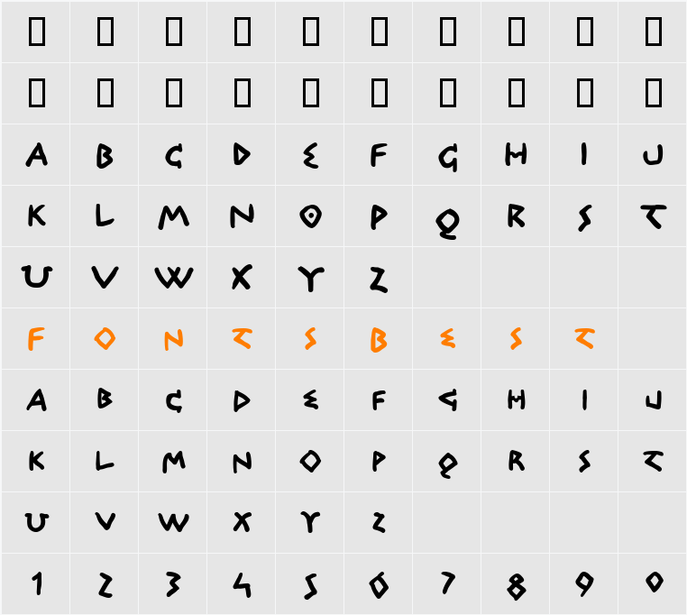 QuickGreek Character Map