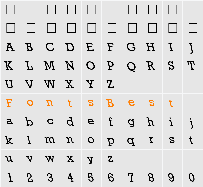 RockneyLefty Character Map