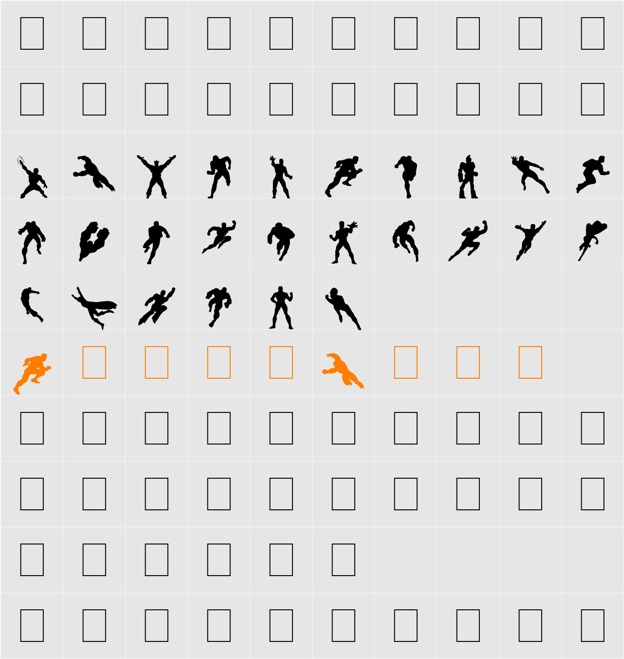 HeRoez Character Map