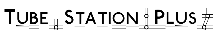 Tube Station-Plus. Font Image