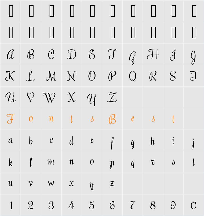 Roselyn Character Map