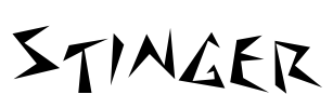 Stinger Font Image