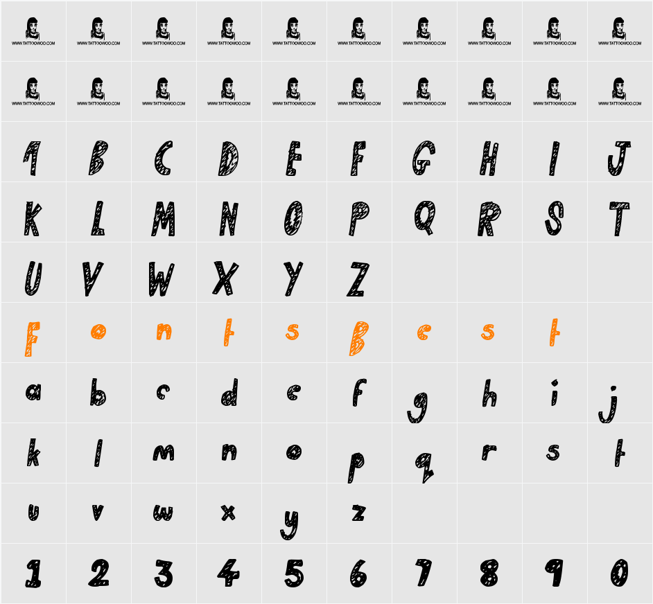 Golden Star Character Map