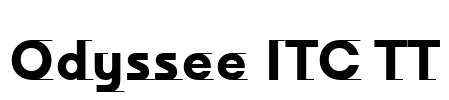 Odyssee ITC TT Font Image