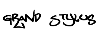 Grand Stylus Font Image