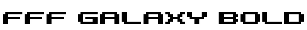 FFF Galaxy Bold Font Image