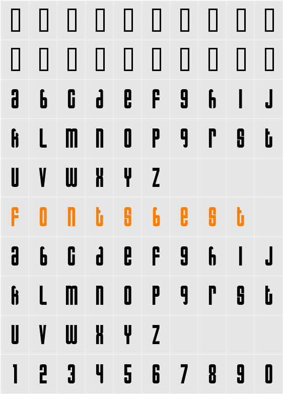 Marmalade Character Map