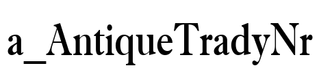 a_AntiqueTradyNr Font Image
