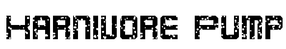 Karnivore Pump Font Image