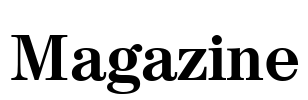 Magazine Font Image