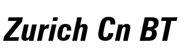 Zurich Cn BT Font Image