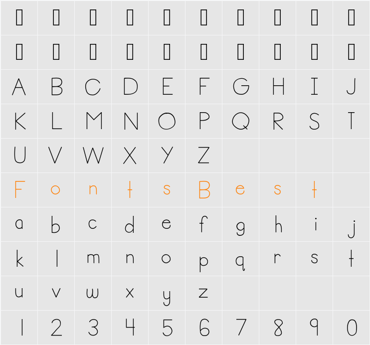 HelloAnnie Character Map
