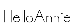 HelloAnnie Font Image