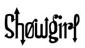 Showgirl Font Image