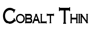 Cobalt Thin