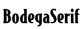 BodegaSerif Font Image