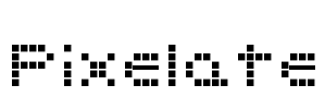 Pixelate Font Image