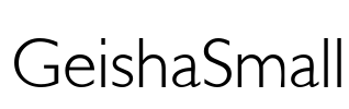 GeishaSmall Font Image