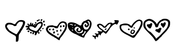 MWHeart Font Image