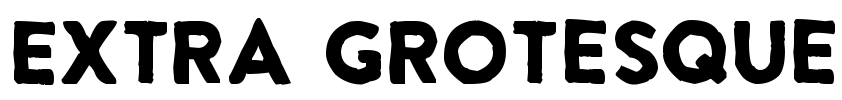 Extra Grotesque Font Image
