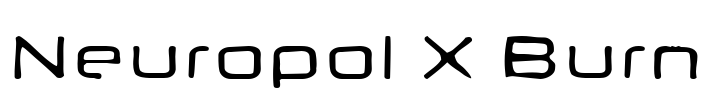 Neuropol X Burn Font Image