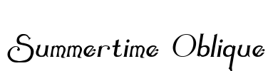 Summertime Oblique