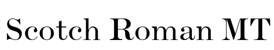 Scotch Roman MT