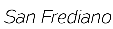 San Frediano Font Image