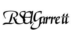 RSElGarrett Font Image