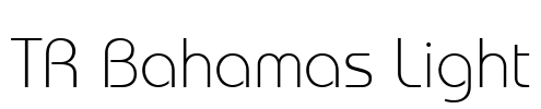 TR Bahamas Light Font Image