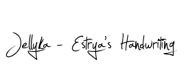 Jellyka - Estrya's Handwriting