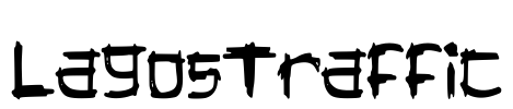 LagosTraffic Font Image