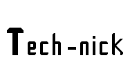 Tech-nick Font Image