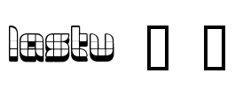 Lastu # 2 Font Image