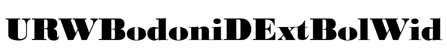 URWBodoniDExtBolWid