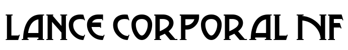 Lance Corporal NF Font Image