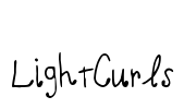 LightCurls Font Image