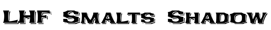 LHF Smalts Shadow Font Image