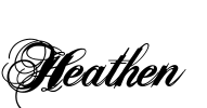 Heathen Font Image