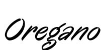Oregano Font Image