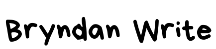 Bryndan Write Font Image