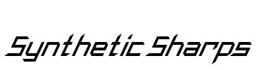 Synthetic Sharps Font Image